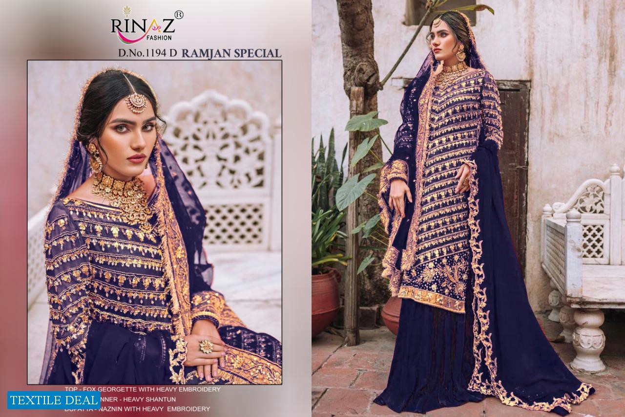 Rinaz Ramjan Special Wholesale Pakistani Dress