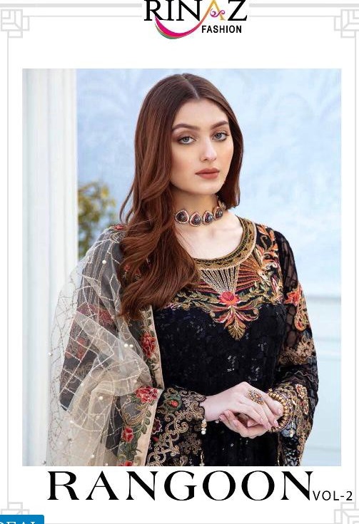 Rinaz Rangoon Vol-2 Wholesale Pakistani Concept Dress Material