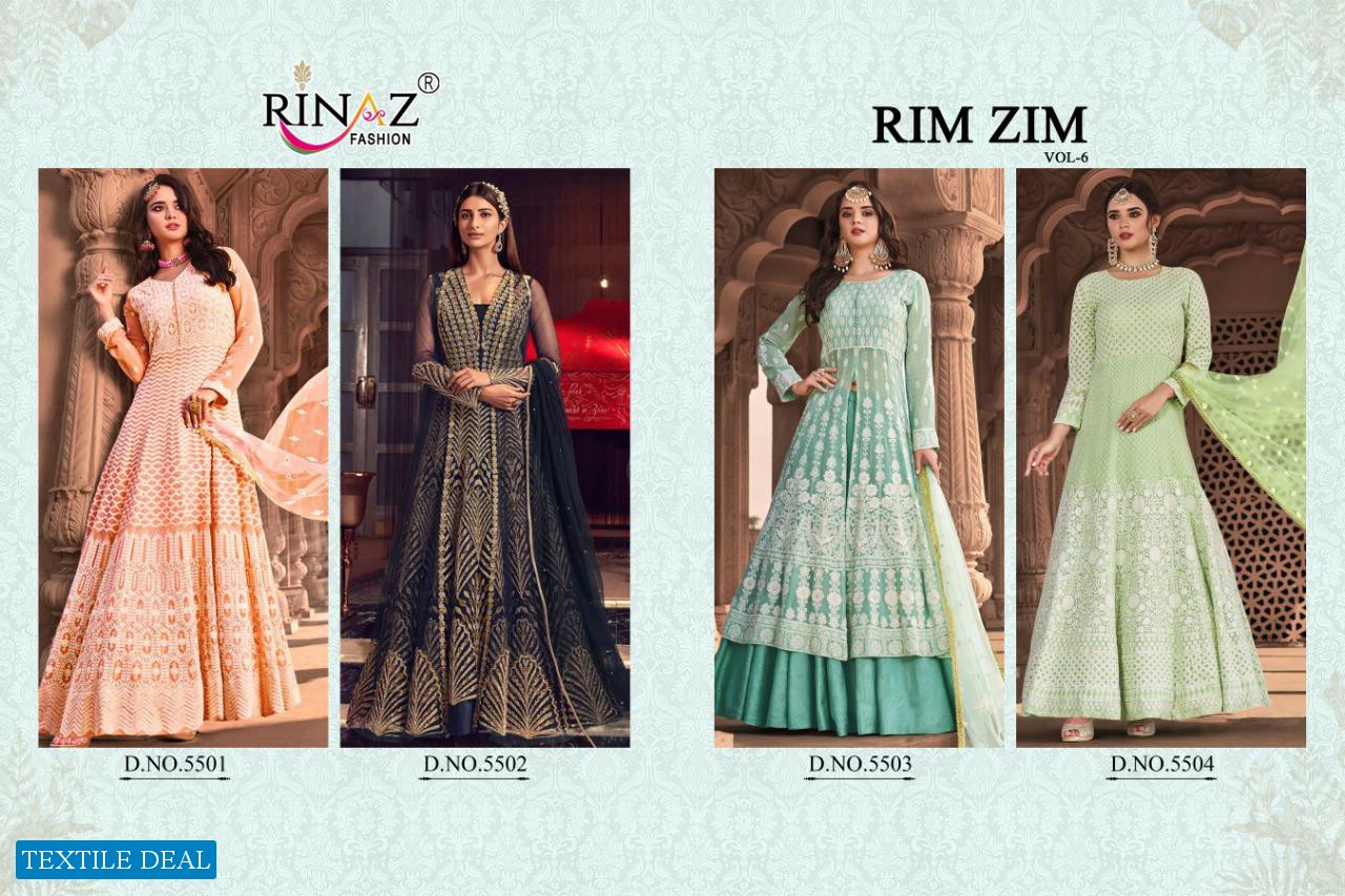 Rinaz Rim Zim Vol-6 Wholesale Pakistani Concept Dress