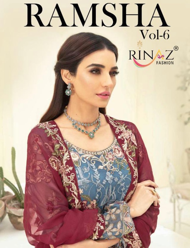 Rinaz ramsha Vol-6 Wholesale Pakistani Concept Dress