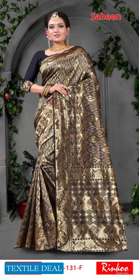 Rinkoo Saheen Wholesale Rapier Silk Ethnic Saree