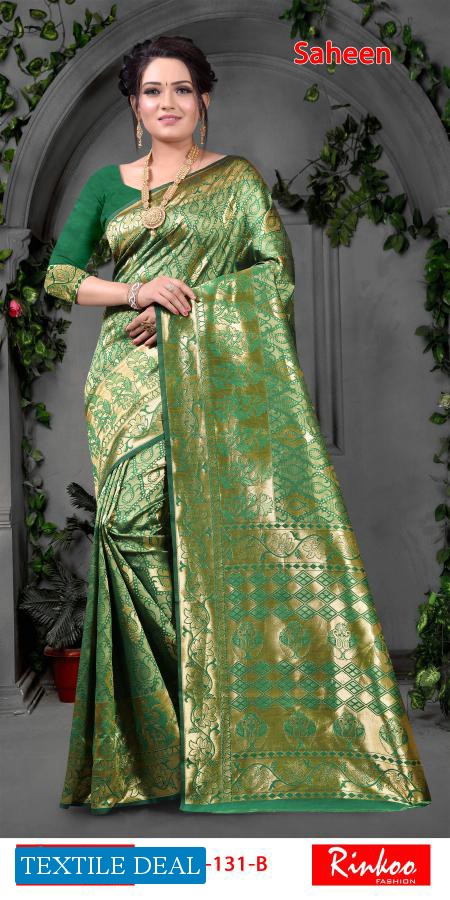 Rinkoo Saheen Wholesale Rapier Silk Ethnic Saree