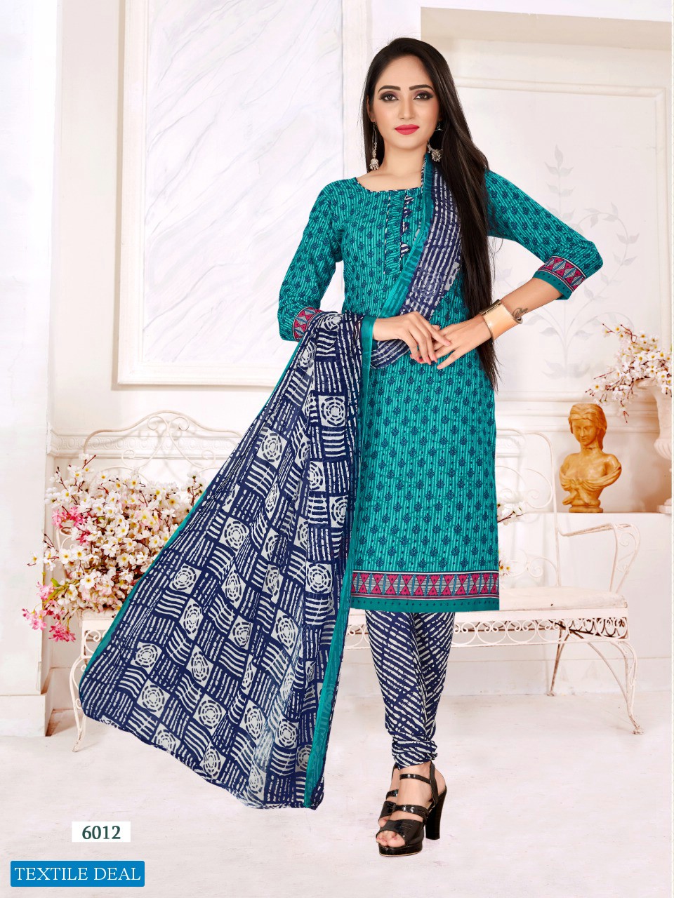 Rishabh Ridham Cotton Vol-6 Wholesale printed Dress Material