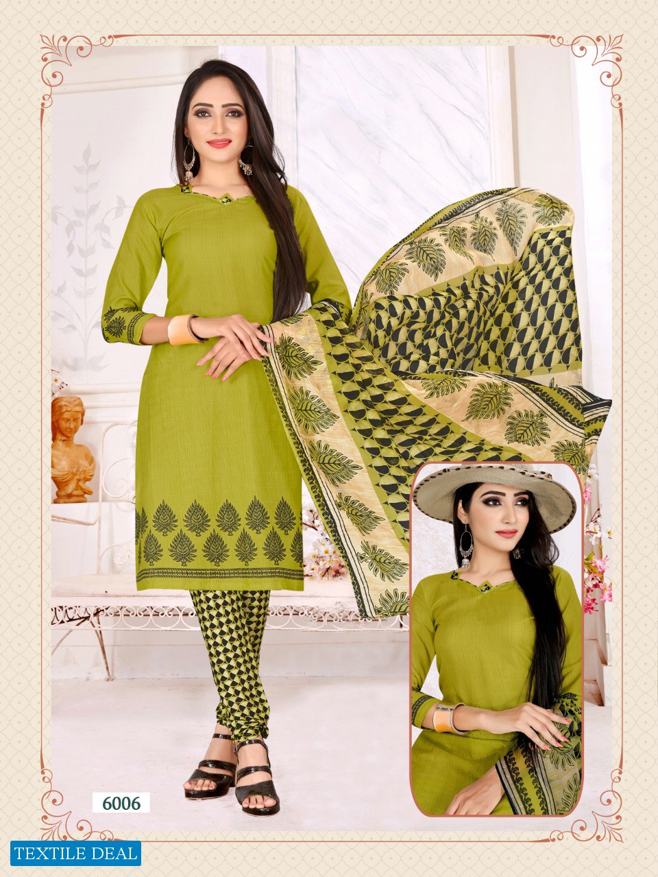 Rishabh Ridham Cotton Vol-6 Wholesale printed Dress Material