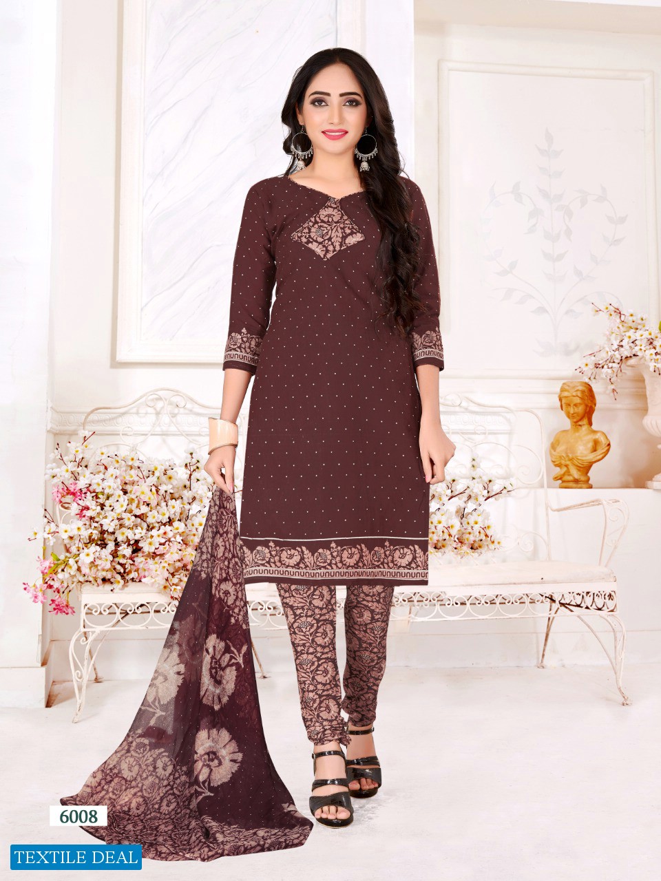 Rishabh Ridham Cotton Vol-6 Wholesale printed Dress Material