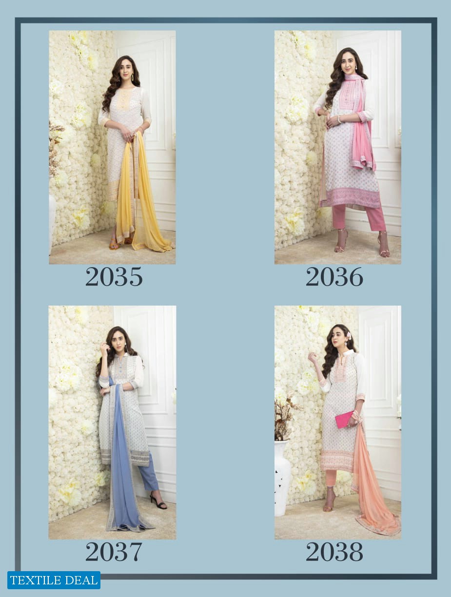 Rivaa Koyal Wholesale Pure Cotton jacquard Indian Branded Suits