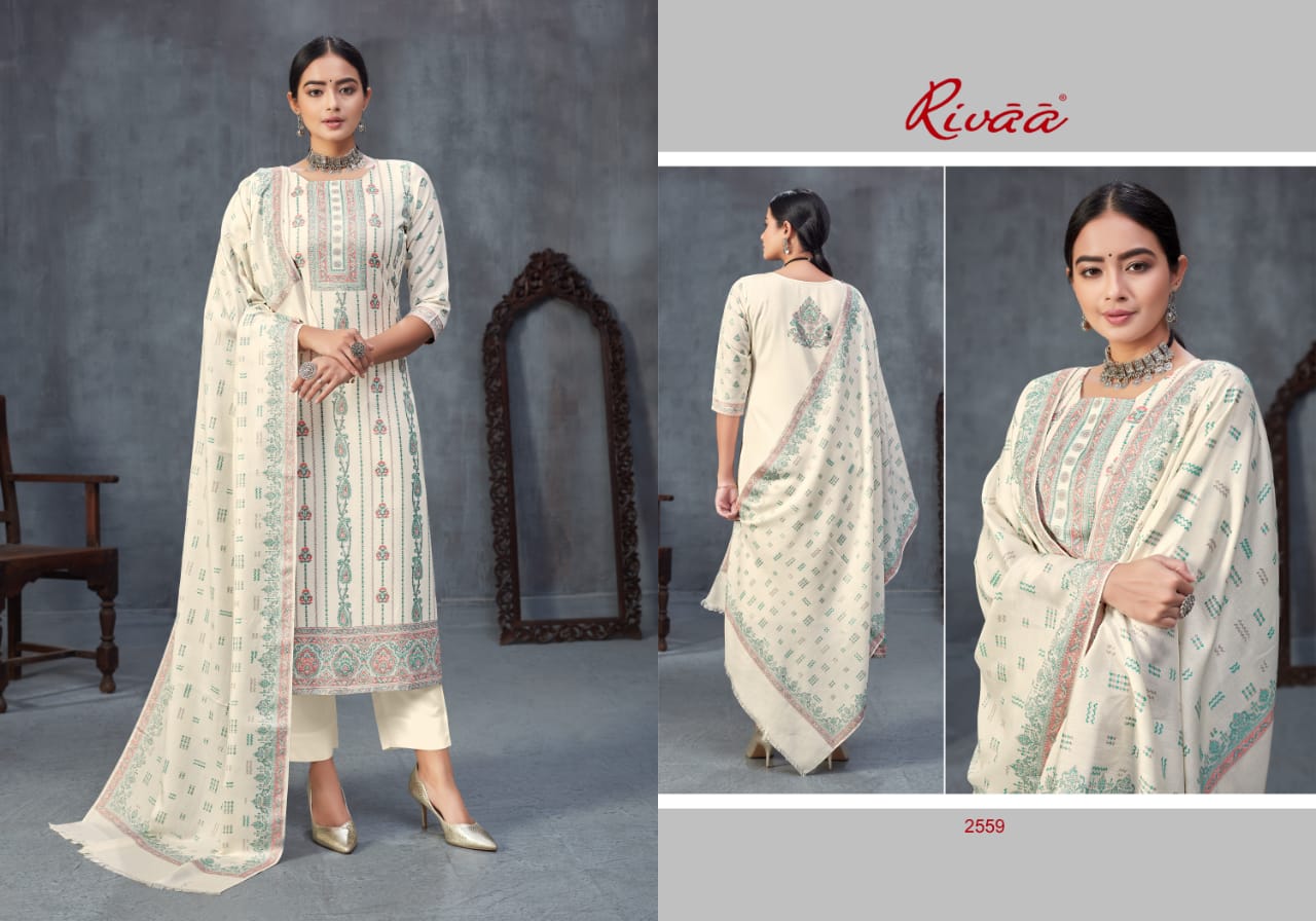 Rivaa Noor Vol-5 Wholesale Casual Dress Material