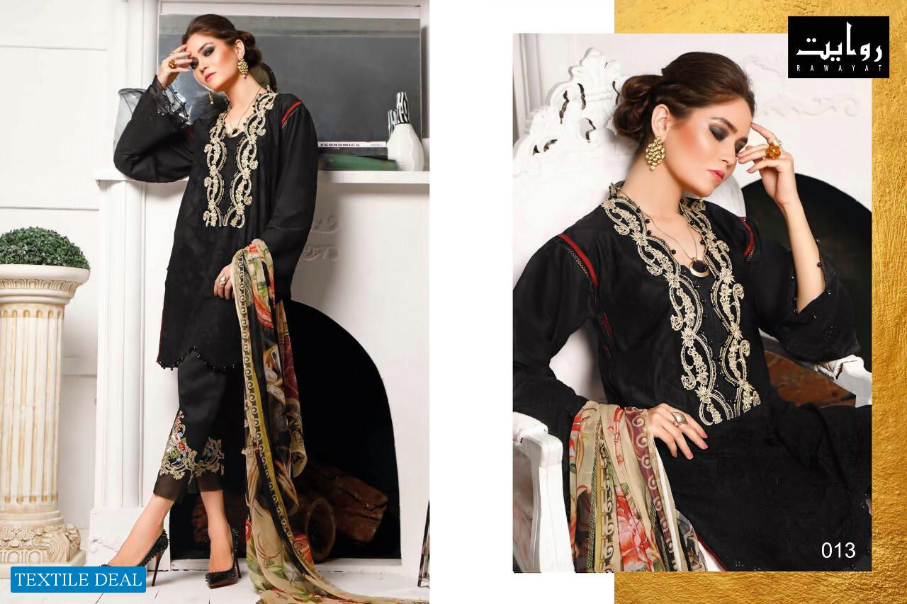 Riwayat Firdous heavy Embroidery Lawn Collection 2020 Pakistani Concept Catalog
