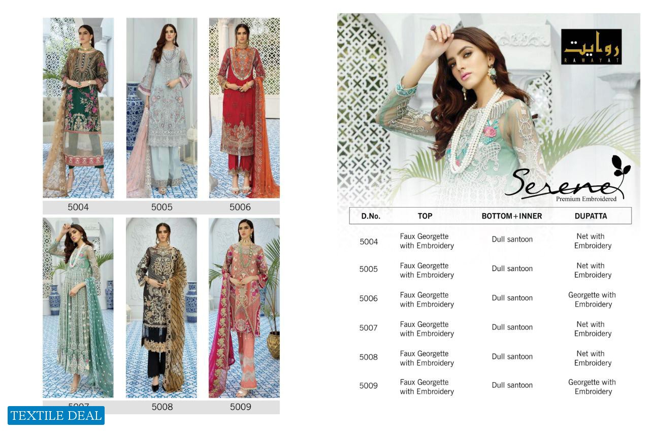 Riwayat Serene Chiffon 2020 Wholesale Pakistani Concept Dress