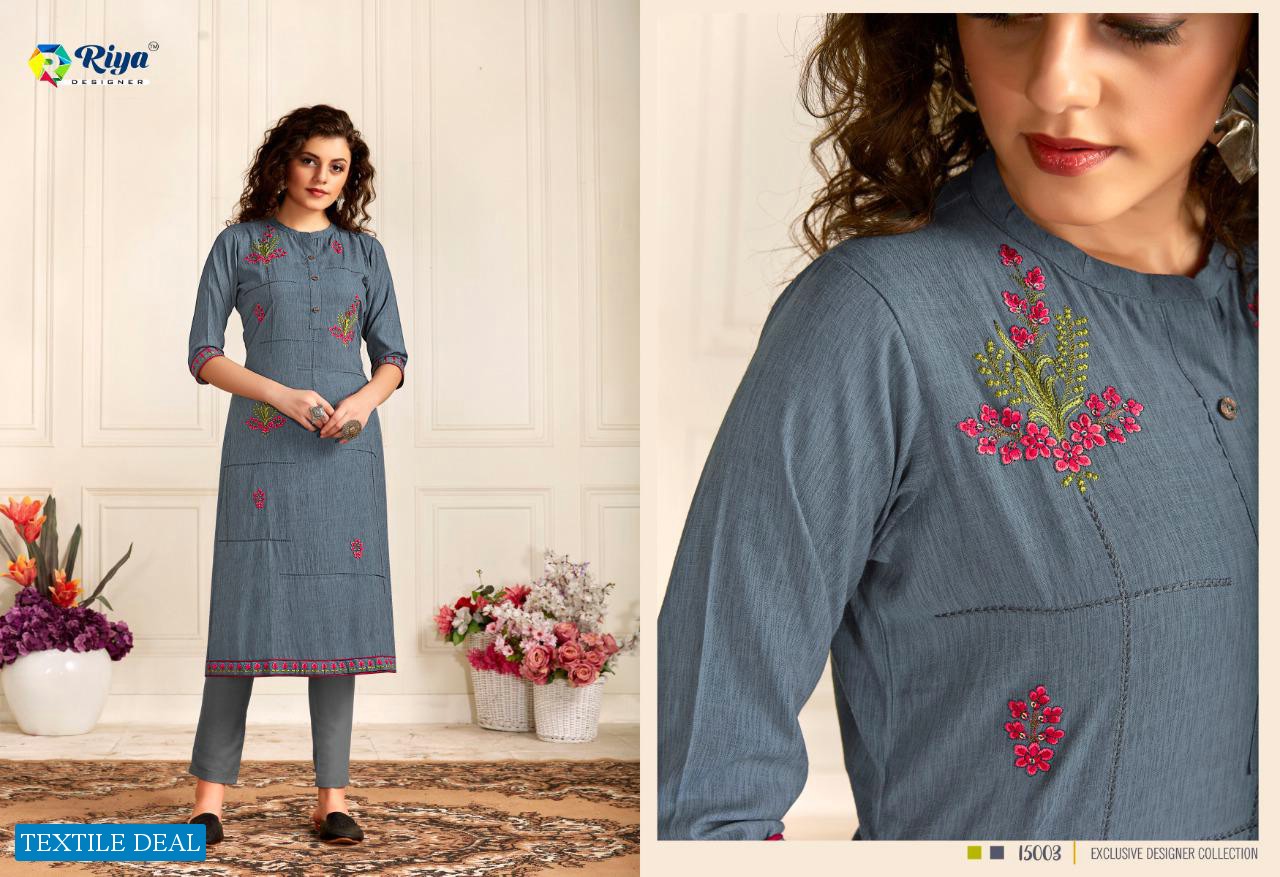 Riya Star Girl Wholesale Long Work Kurtis