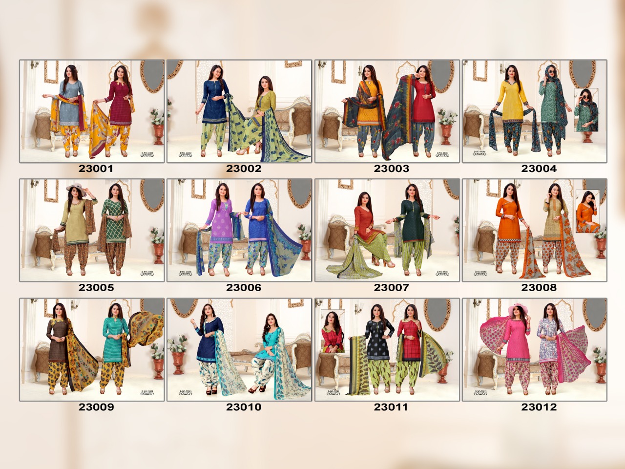 Rockstar Vol-23 Wholesale Two Top Dress Material Catalog