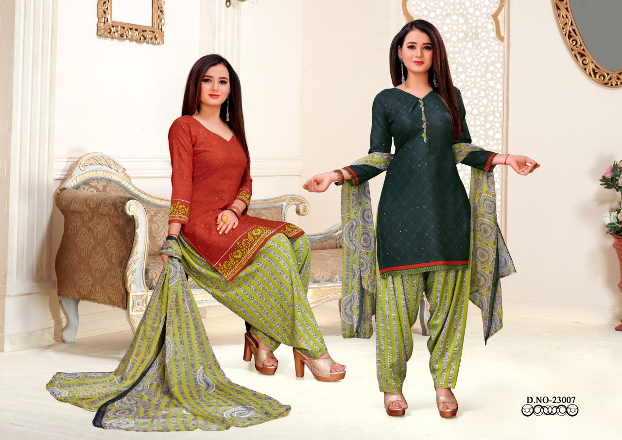 Rockstar Vol-23 Wholesale Two Top Dress Material Catalog