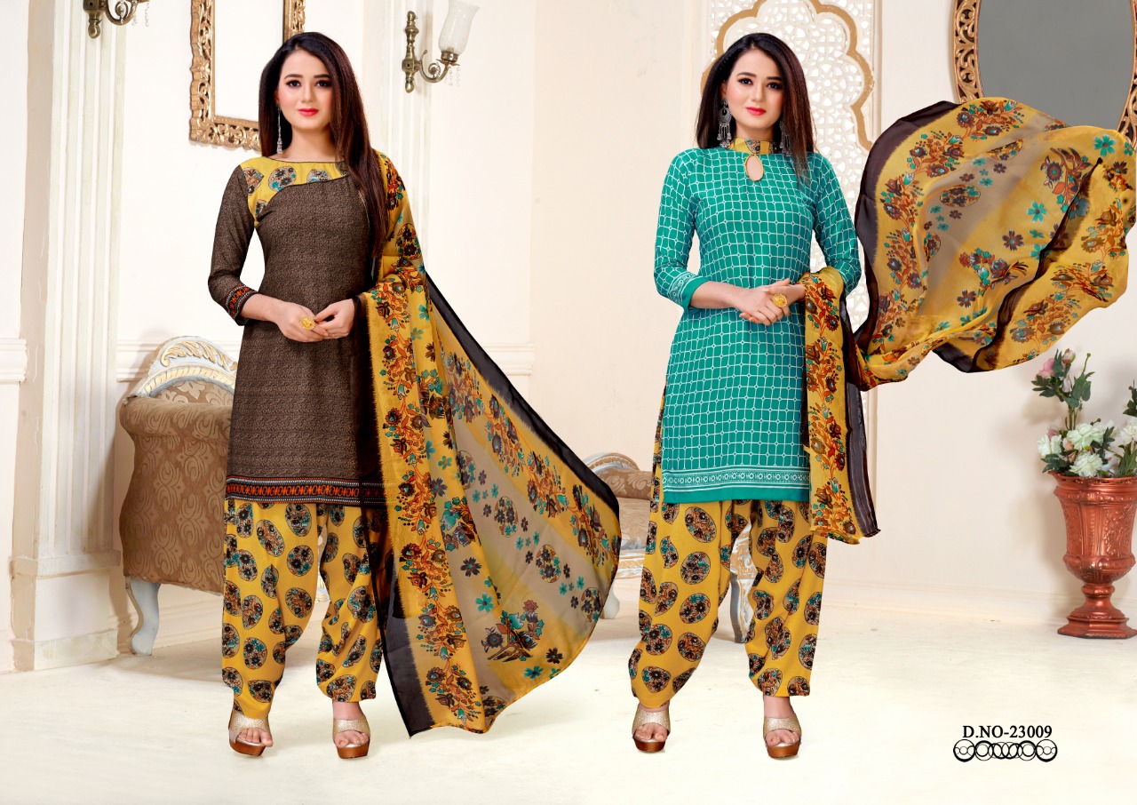 Rockstar Vol-23 Wholesale Two Top Dress Material Catalog