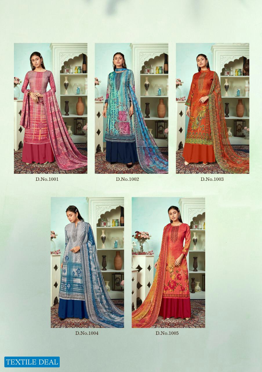 Roli Moli Mallika Heavy Designer Cotton With Sivorski Diamond Dress Material