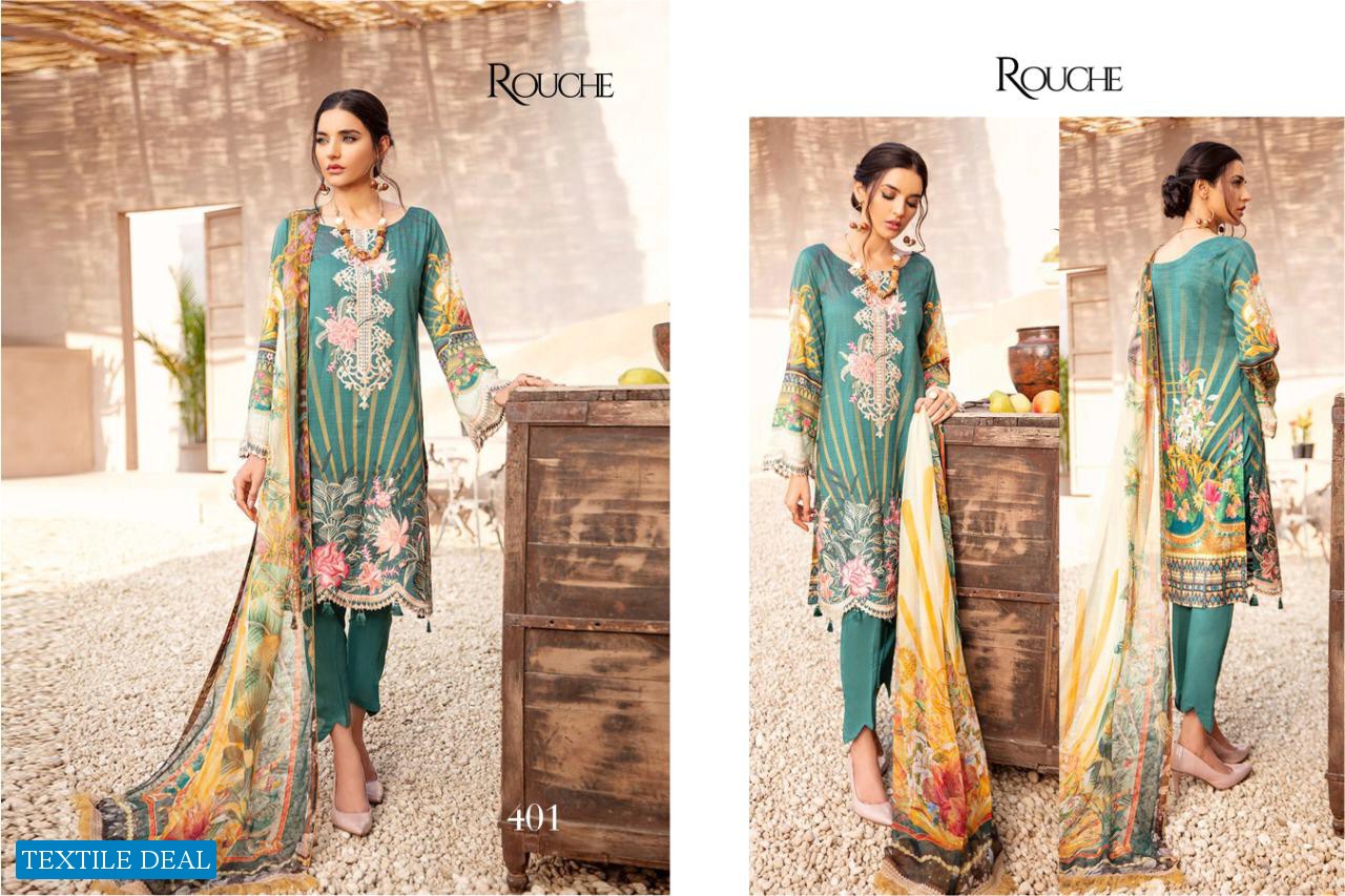 Rouche Chevron Wholesale Pakistani Concept Salwar Kameez