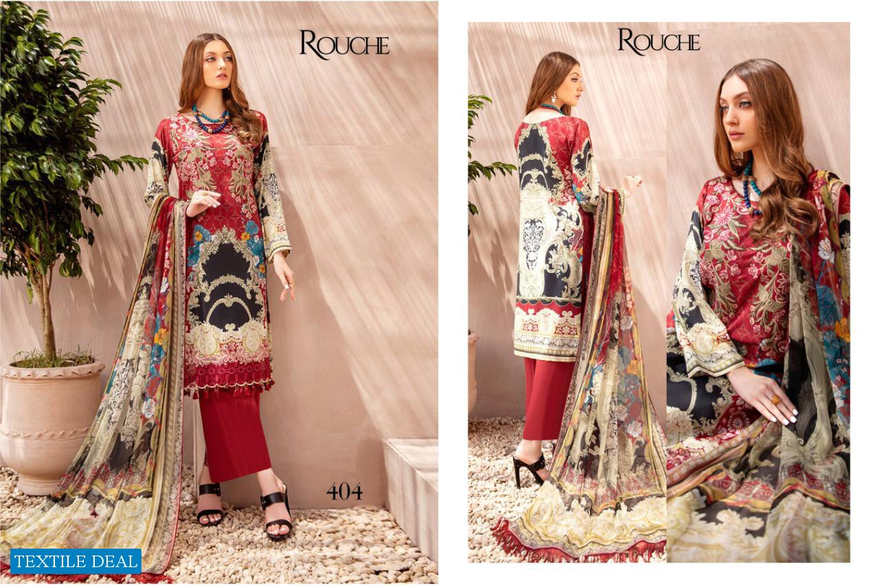 Rouche Chevron Wholesale Pakistani Concept Salwar Kameez