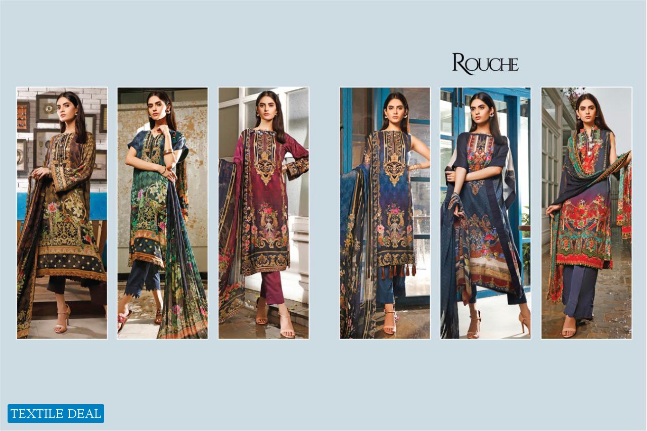Rouche Malhar Wholesale Pure Jaam Cotton Pakistani Dress