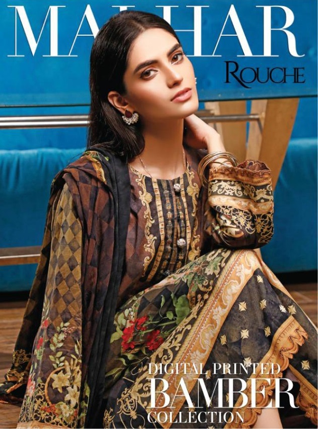 Rouche Malhar Wholesale Pure Jaam Cotton Pakistani Dress