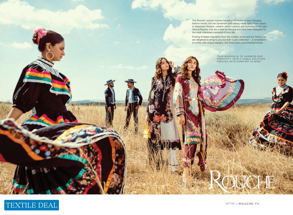 Rouche Signature Luxury Lawn Collection 2020 Wholesale Branded Pakistani Suits