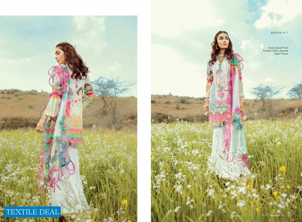 Rouche Signature Luxury Lawn Collection 2020 Wholesale Branded Pakistani Suits