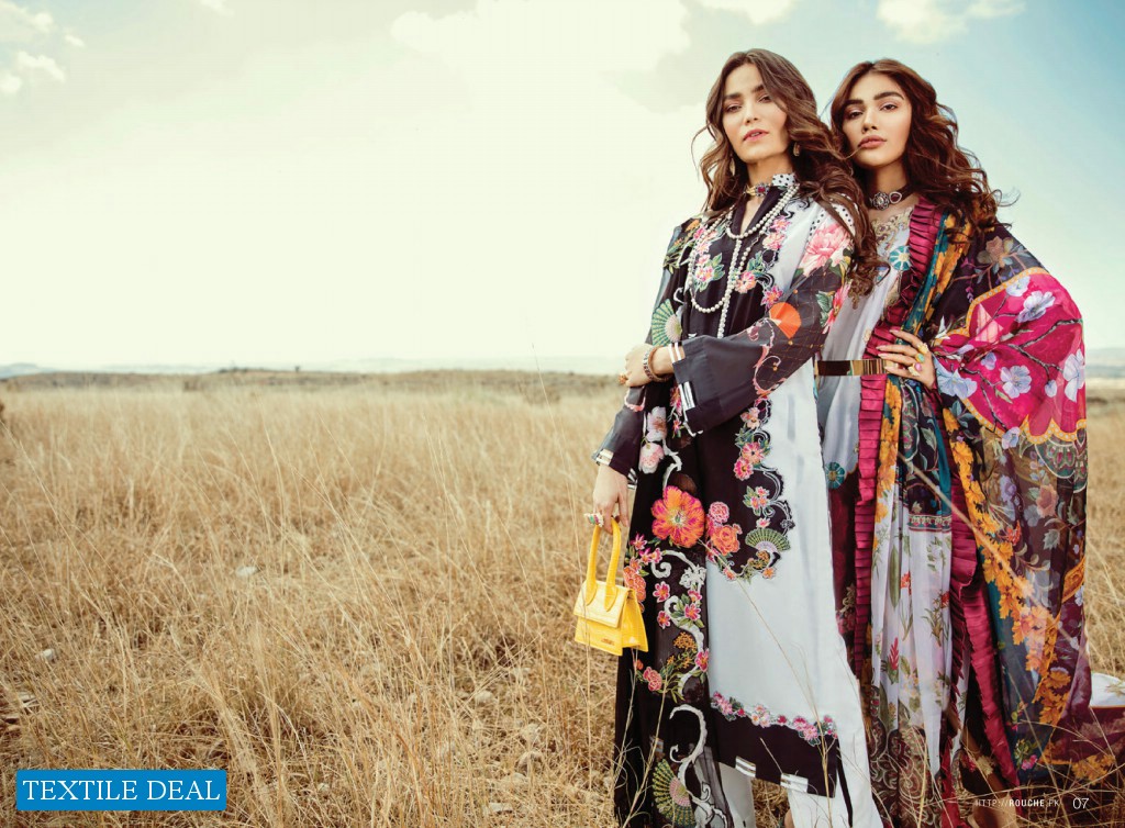 Rouche Signature Luxury Lawn Collection 2020 Wholesale Branded Pakistani Suits