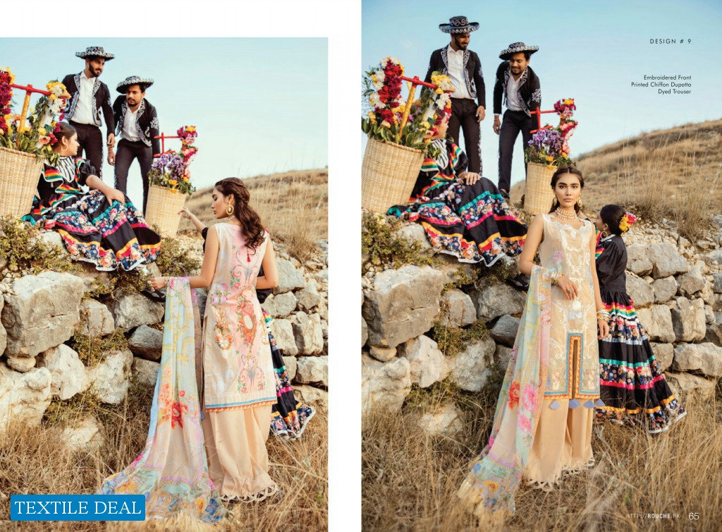 Rouche Signature Luxury Lawn Collection 2020 Wholesale Branded Pakistani Suits