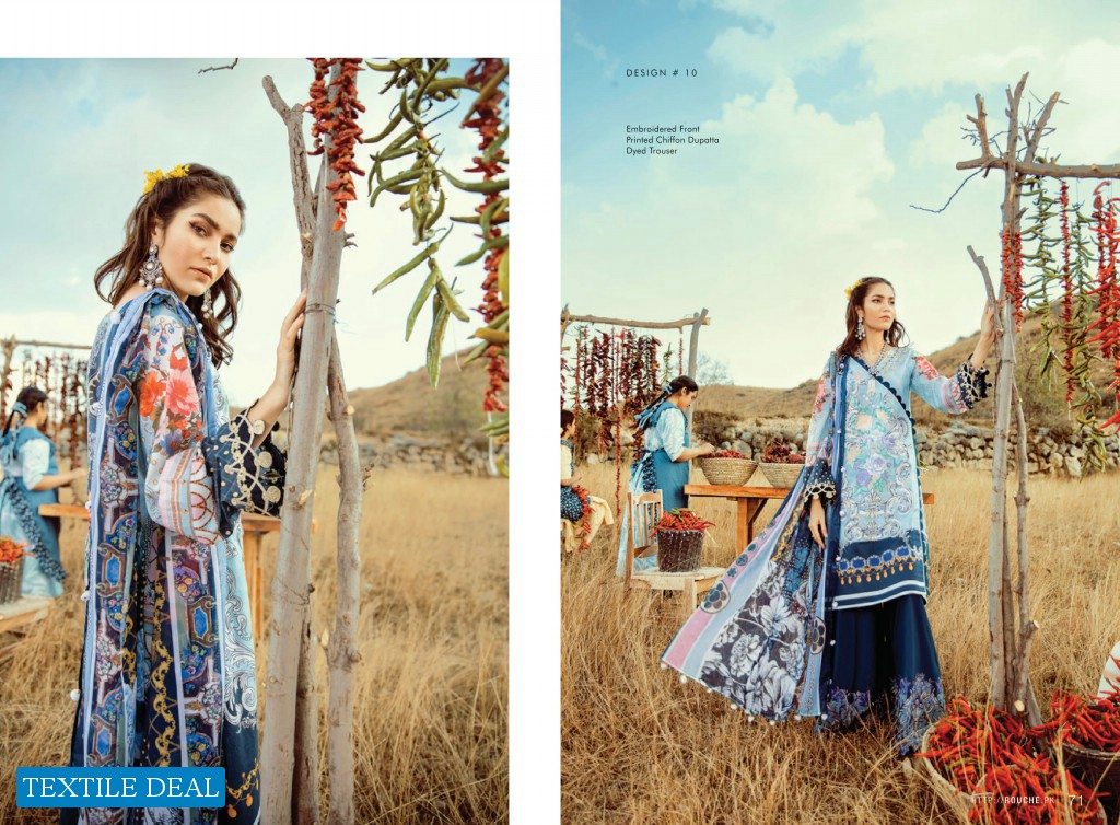 Rouche Signature Luxury Lawn Collection 2020 Wholesale Branded Pakistani Suits