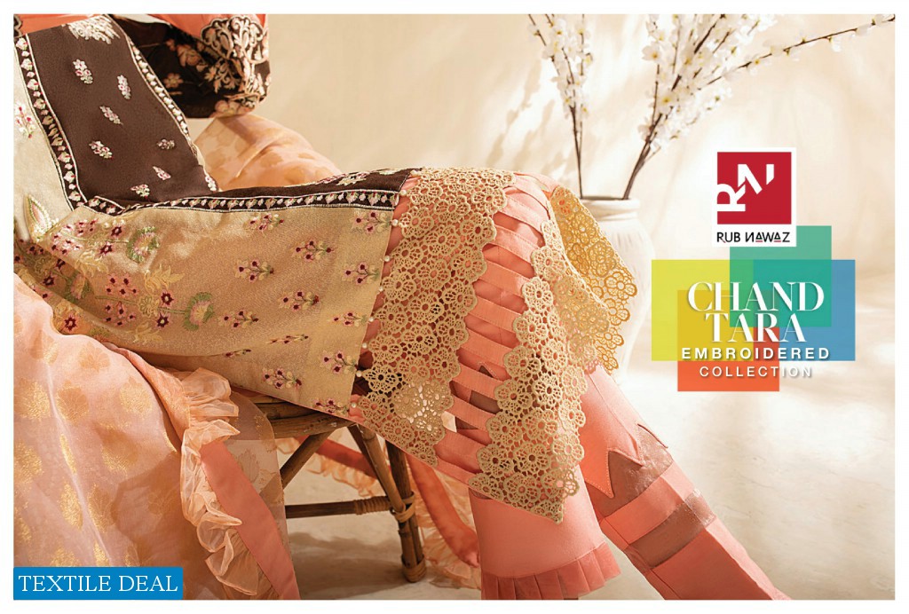 Rub Nawaz Chand Tara Embroidered Collection Wholesale Original Pakistani Dress