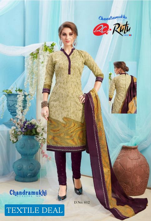 Rutu Chandramukhi Vol-6 Wholesale printed Dress Material