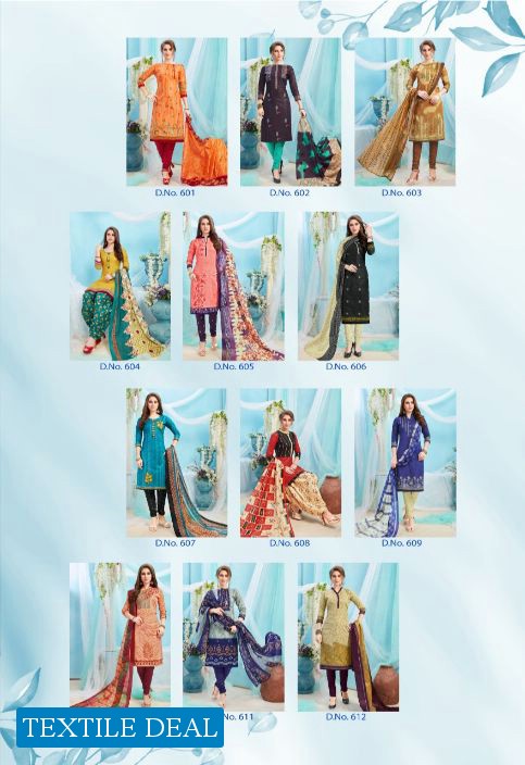 Rutu Chandramukhi Vol-6 Wholesale printed Dress Material