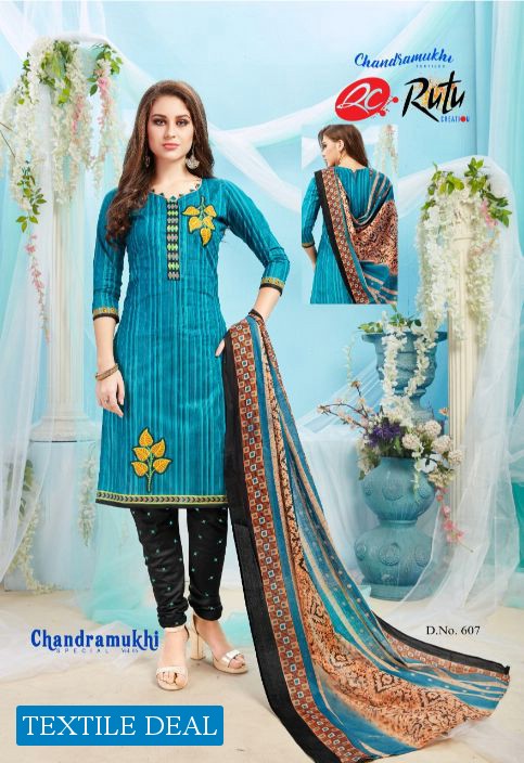 Rutu Chandramukhi Vol-6 Wholesale printed Dress Material