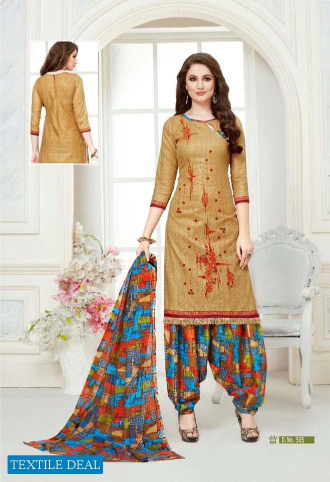 Rutu butterfly patiyala vol-5 Wholesale Dress Material