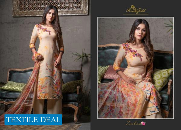 Rvee Gold Zubaa Wholesale Winter Pashmina Salwar Kameez