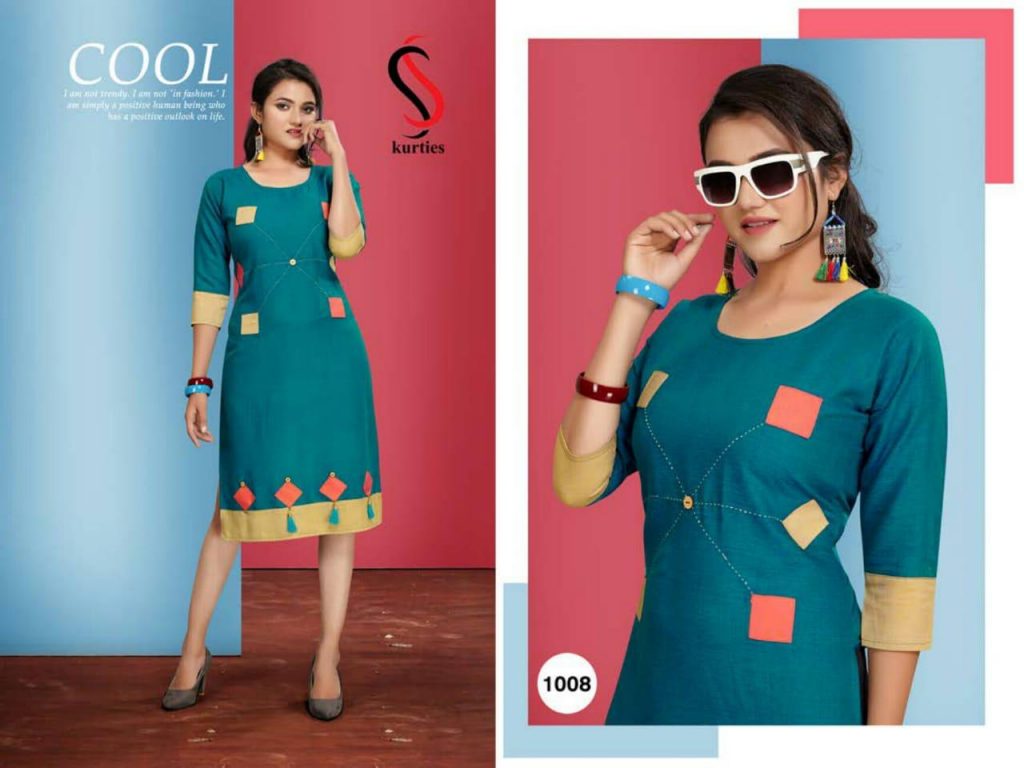 S S KURTIES PRESENTING DAISY RAYON EXCLUSIVE CASUAL WEAR KURTI WHOLESALER