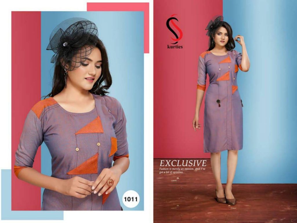 S S KURTIES PRESENTING DAISY RAYON EXCLUSIVE CASUAL WEAR KURTI WHOLESALER