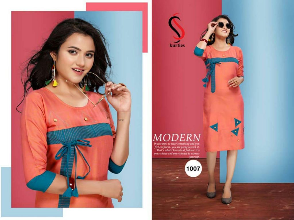 S S KURTIES PRESENTING DAISY RAYON EXCLUSIVE CASUAL WEAR KURTI WHOLESALER