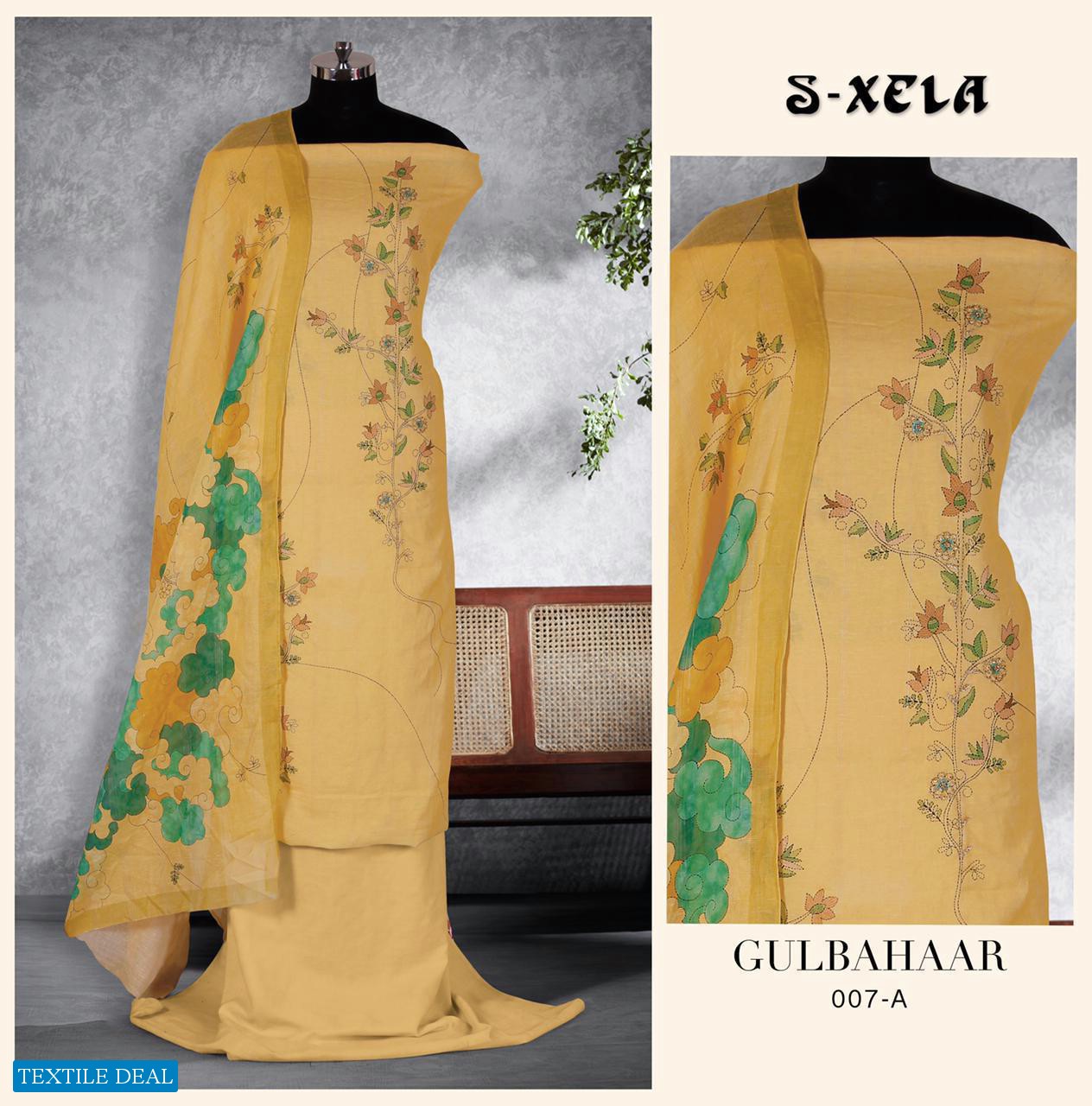 S-Xela Gulbahaar Wholesale Linen Digital Salwar Kameez