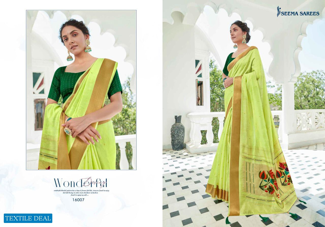 SAFARNAAMA VOL 3 BY SEEMA SAREE DESIGNER CRYSTAL FANCY SAREE CATALOGUE