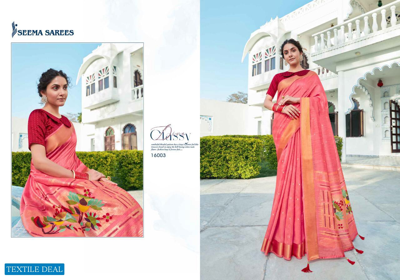SAFARNAAMA VOL 3 BY SEEMA SAREE DESIGNER CRYSTAL FANCY SAREE CATALOGUE