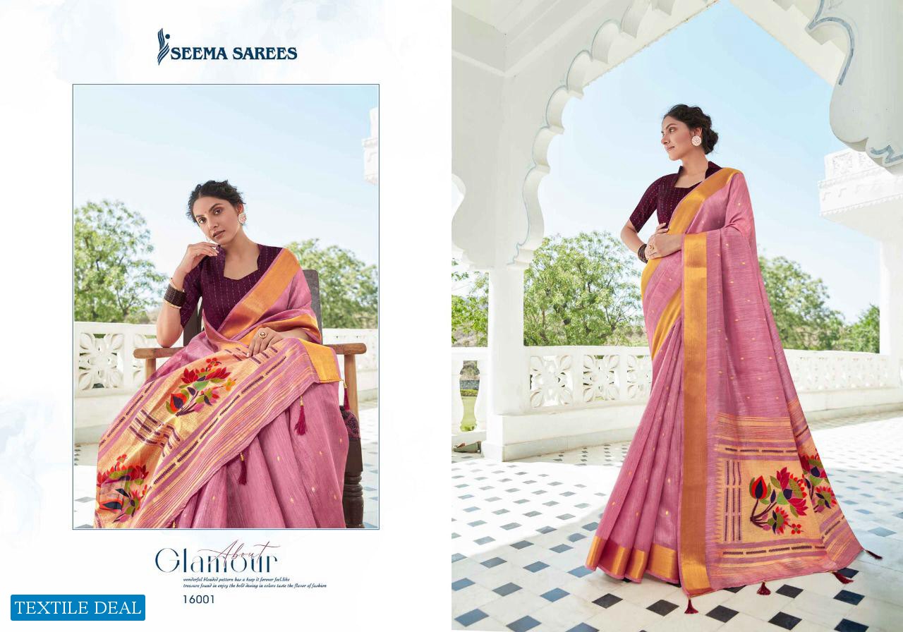SAFARNAAMA VOL 3 BY SEEMA SAREE DESIGNER CRYSTAL FANCY SAREE CATALOGUE