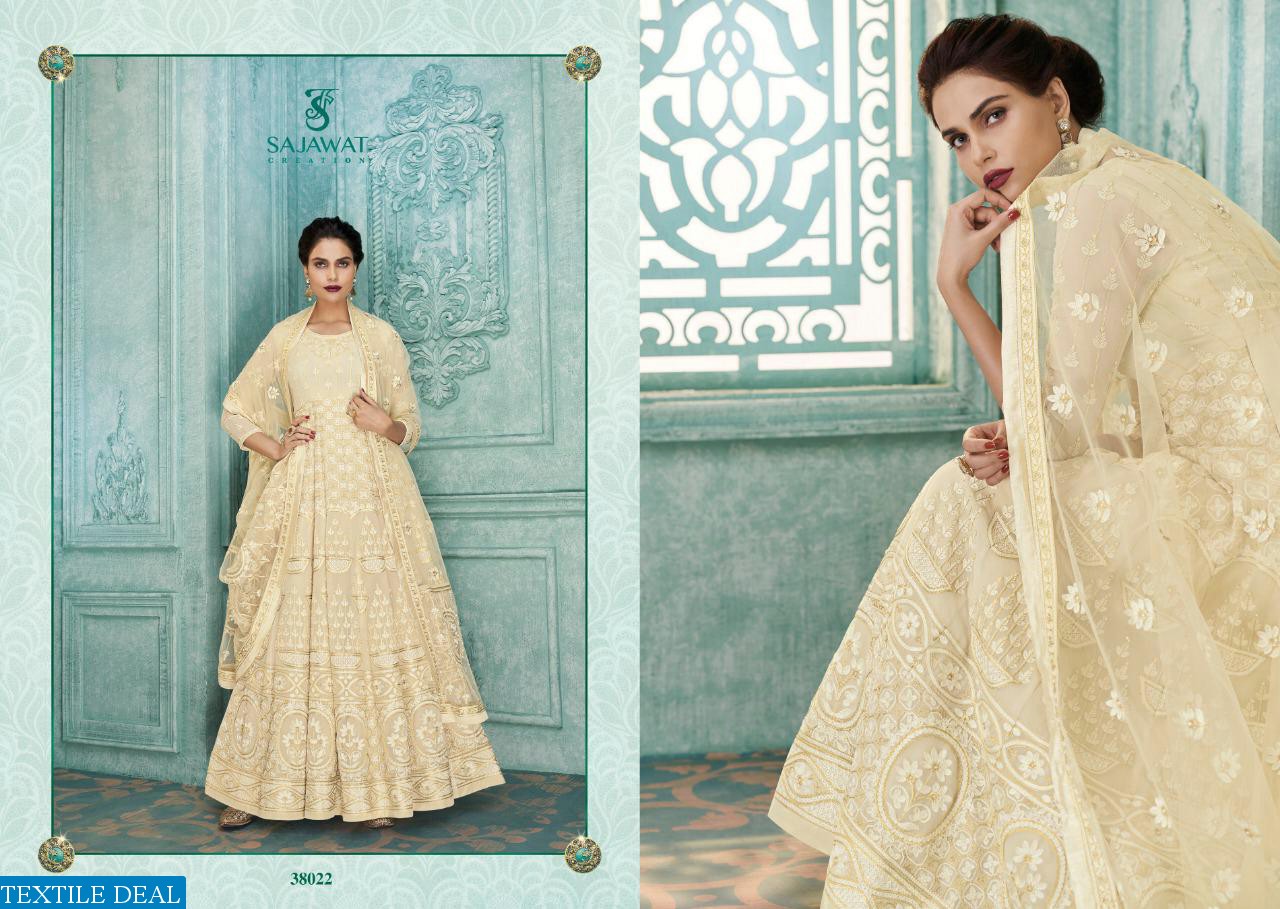 SAJAWAT CREATION BEGAM VOL 3 FOX GEORGETTE LONG STYLISH SUIT ONLINE