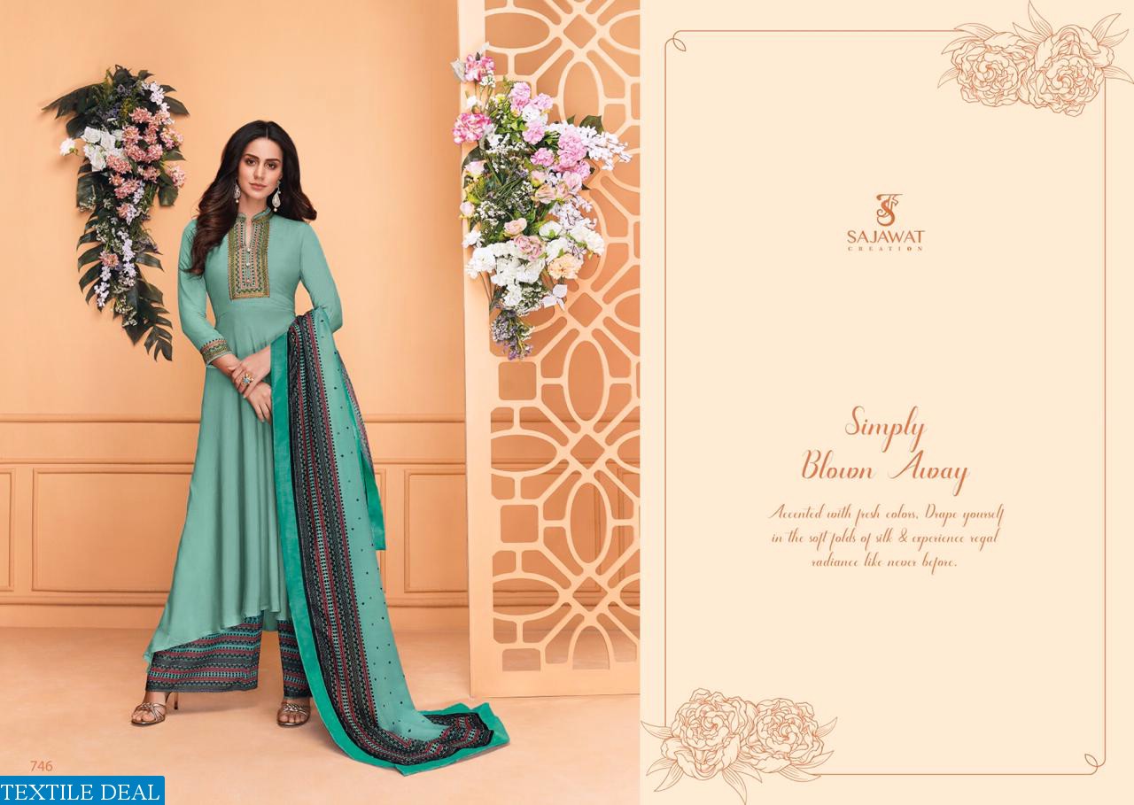 SAJAWAT SARTHI VOL 7 READYMADE DESIGNER SUITS WHOLESALER PRICE ONLINE