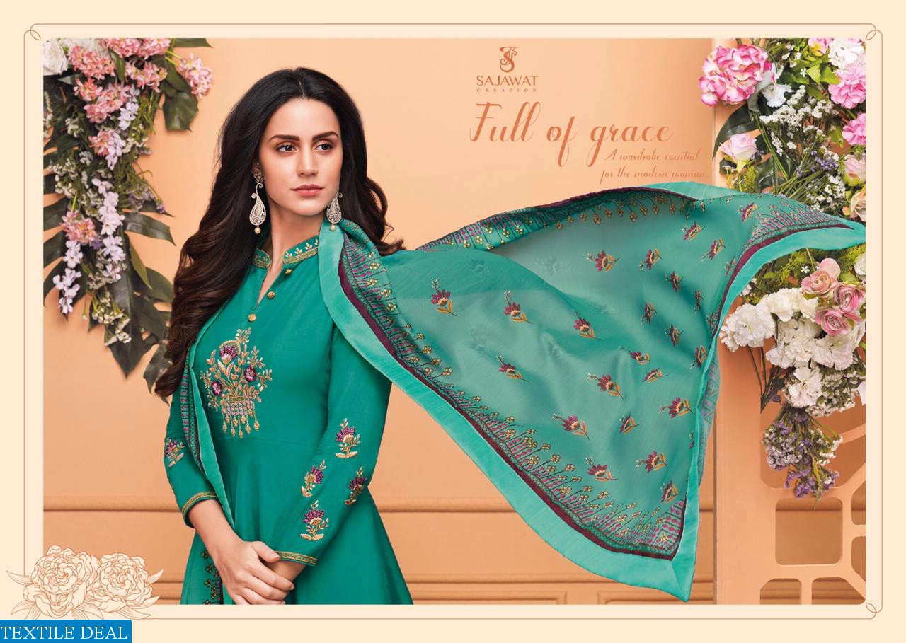 SAJAWAT SARTHI VOL 7 READYMADE DESIGNER SUITS WHOLESALER PRICE ONLINE