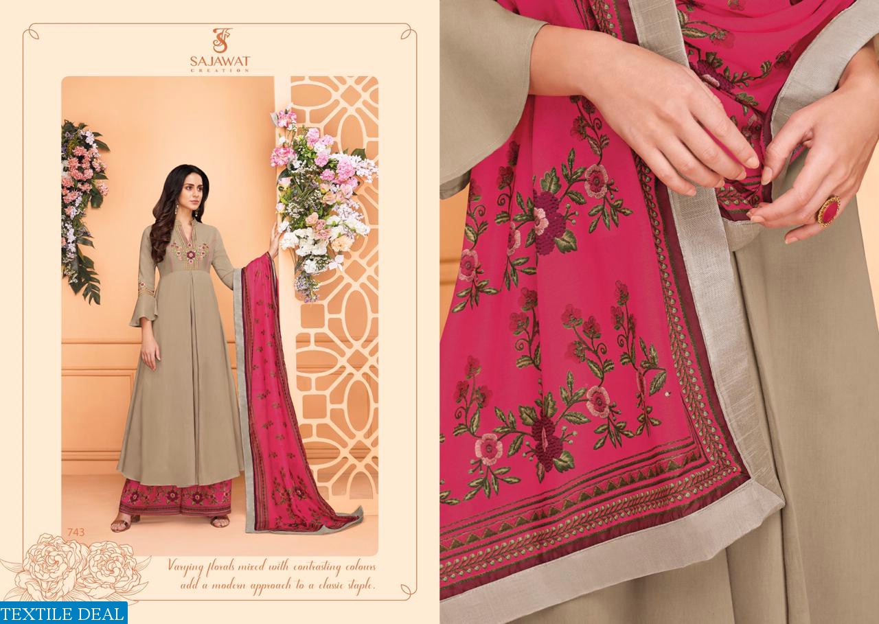 SAJAWAT SARTHI VOL 7 READYMADE DESIGNER SUITS WHOLESALER PRICE ONLINE