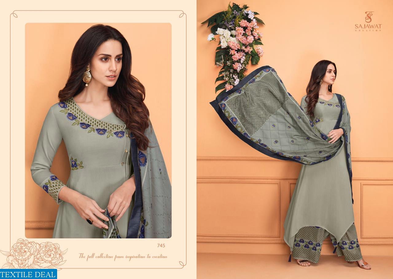 SAJAWAT SARTHI VOL 7 READYMADE DESIGNER SUITS WHOLESALER PRICE ONLINE