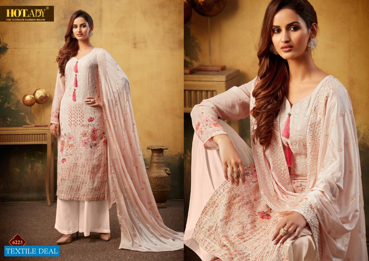 SAMISHA VOL 2 BY HOTLADY VISCOSE BEMBERG GEORGETTE CLASSY LOOK SUITS DESIGNS