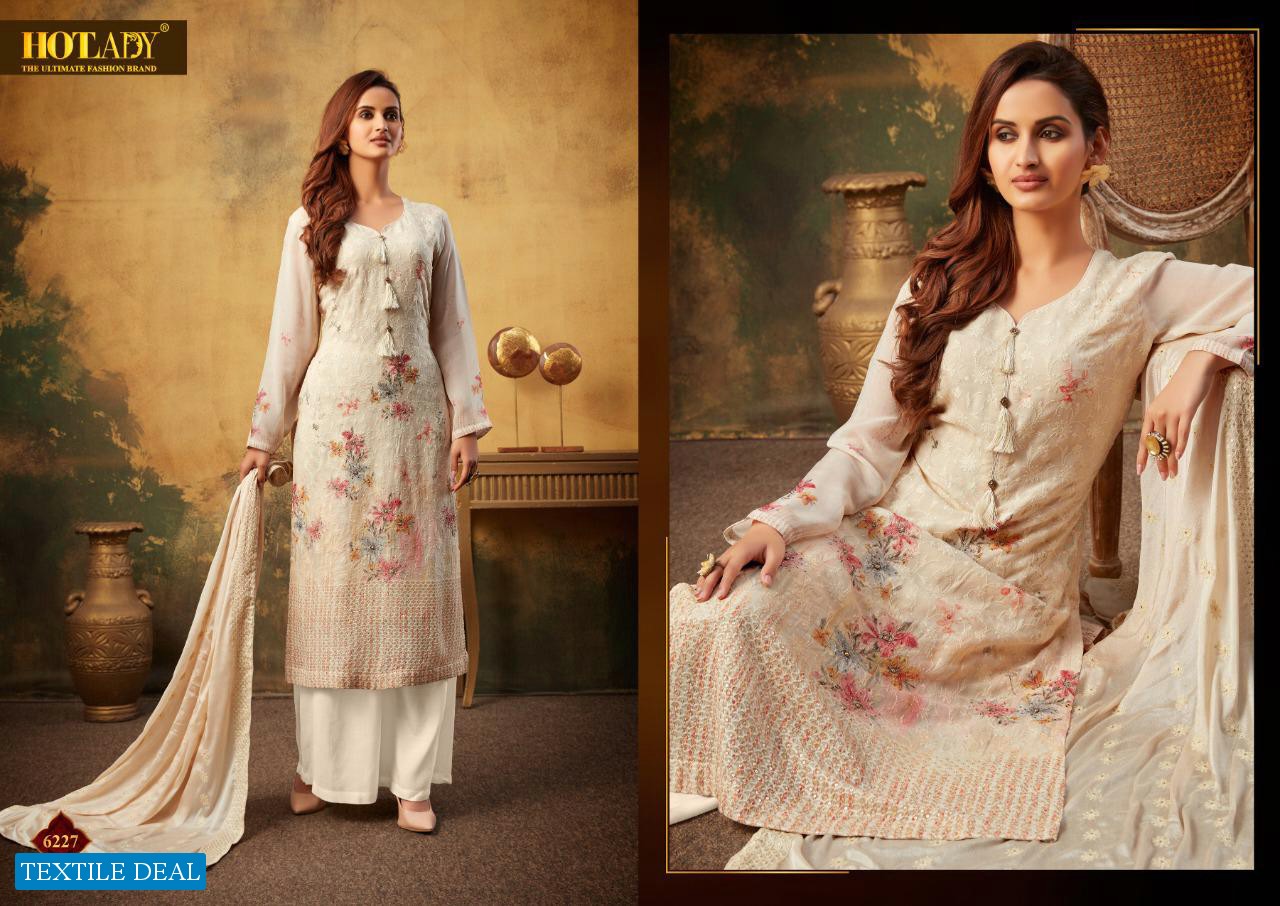 SAMISHA VOL 2 BY HOTLADY VISCOSE BEMBERG GEORGETTE CLASSY LOOK SUITS DESIGNS