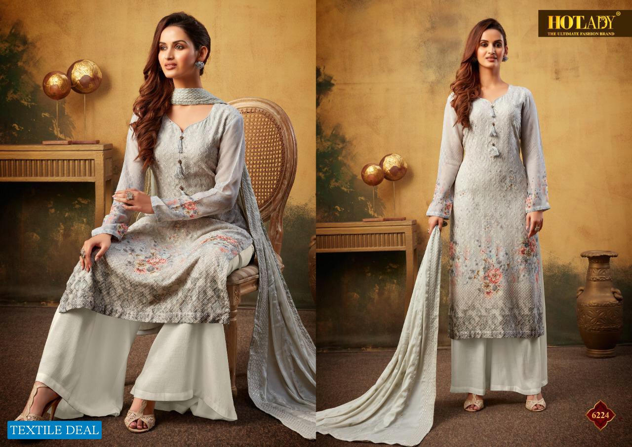 SAMISHA VOL 2 BY HOTLADY VISCOSE BEMBERG GEORGETTE CLASSY LOOK SUITS DESIGNS