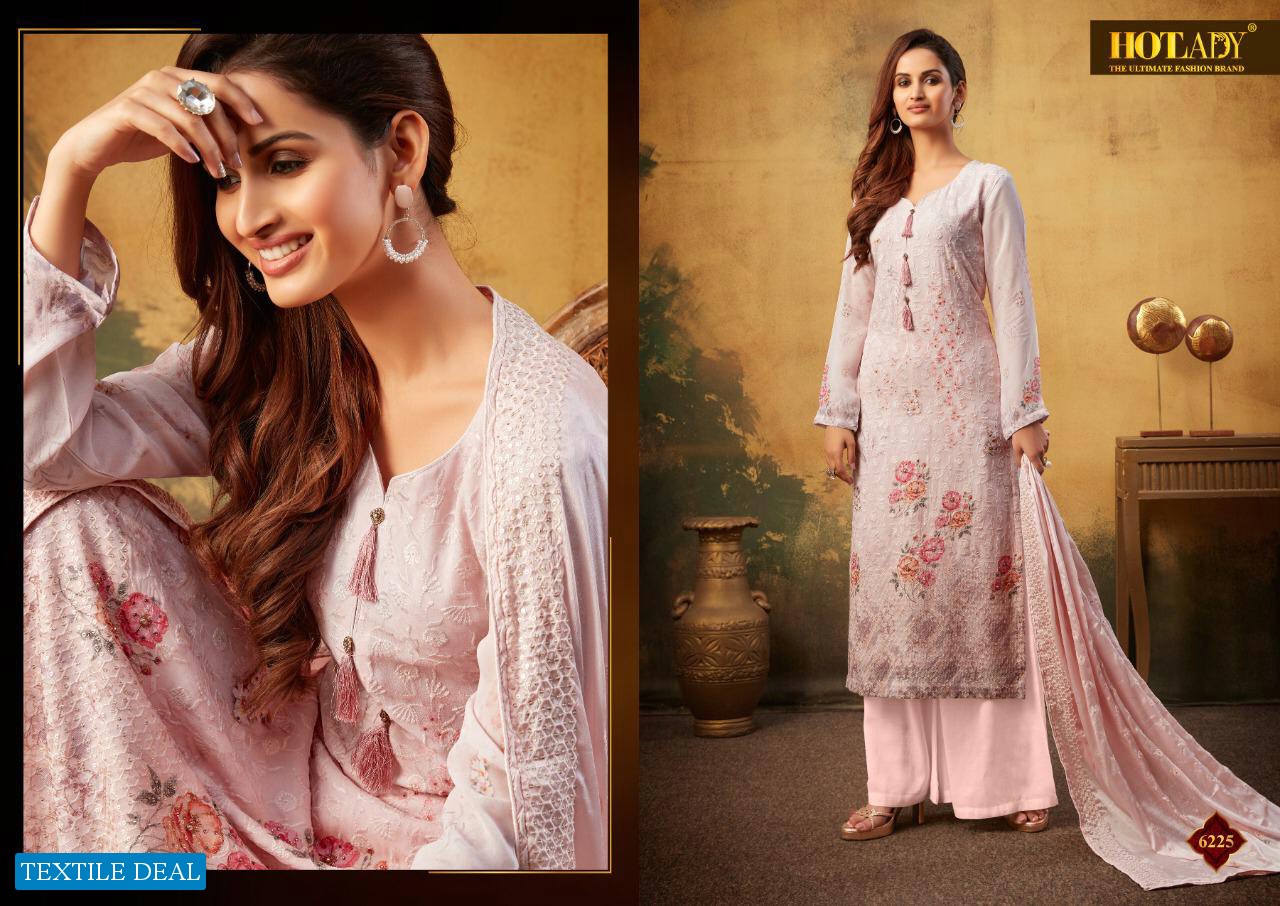 SAMISHA VOL 2 BY HOTLADY VISCOSE BEMBERG GEORGETTE CLASSY LOOK SUITS DESIGNS