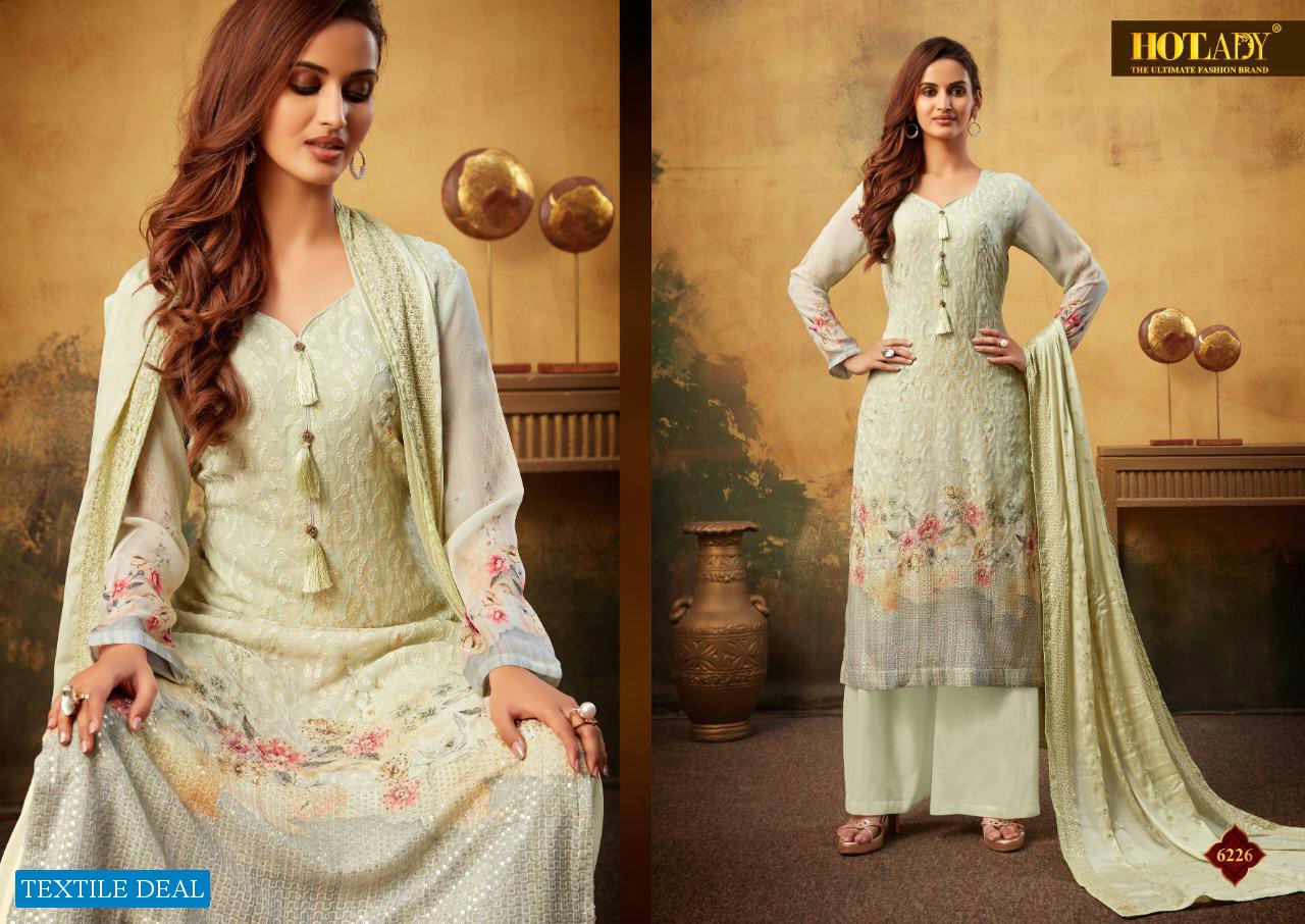 SAMISHA VOL 2 BY HOTLADY VISCOSE BEMBERG GEORGETTE CLASSY LOOK SUITS DESIGNS